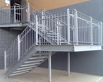 External Fire Escape Stairs