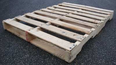 Polished 4 Way Wooden Pallets, Length : 10-15feet