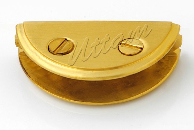 Uttam Antiqued Brass D Bracket