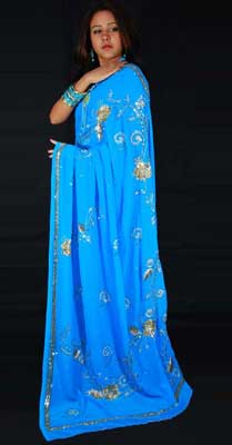 Ladies Embroidered Saree(ESS133_RSS1312)