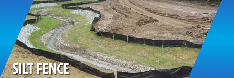 Silt fence