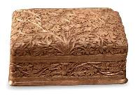 carved teak wood jewelry box