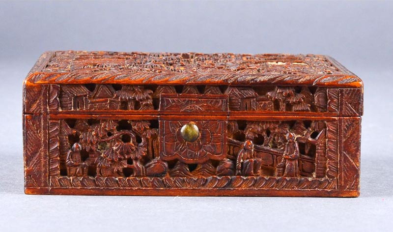 Carved Wooden Jewelry Boxes