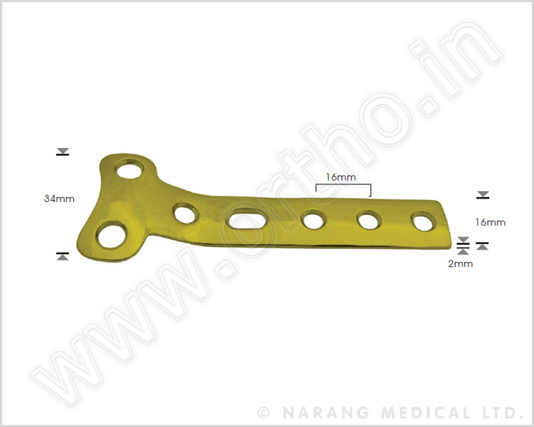 Large Fragment - Standard Implants - Proximal Lateral Tibial Plate