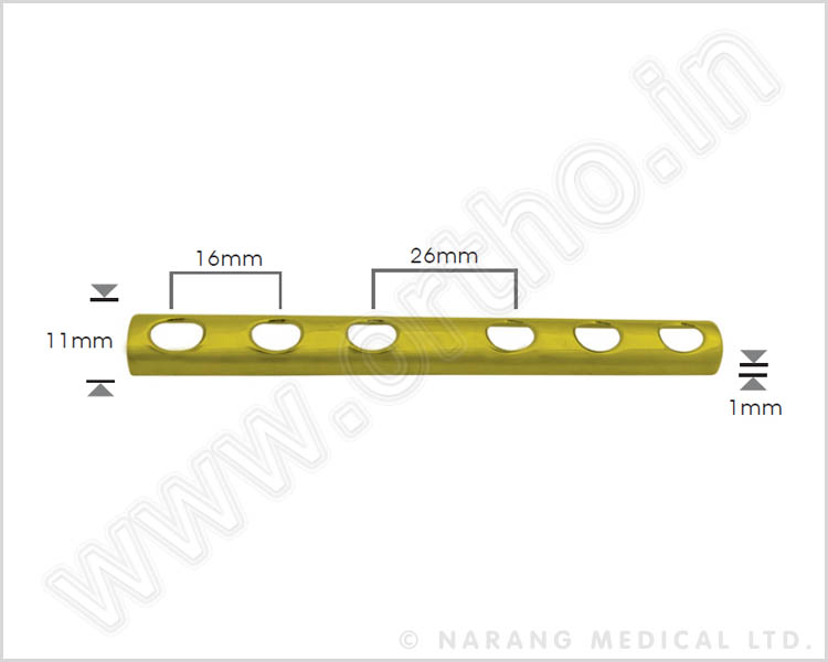 Small Fragment - Standard Implants - Semi Tubular Plate 3.5