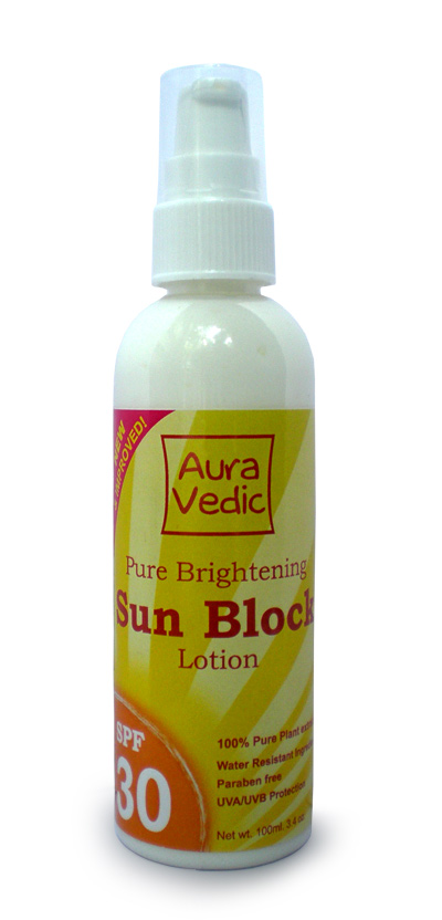 Auravedic Pure Brightening Sunblock Lotion