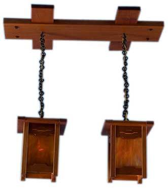 Wooden Ceiling Lamp (SH 22)