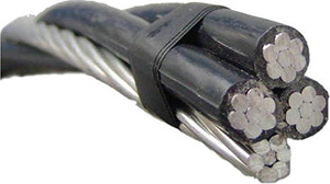 Insulated aerial bunched cables