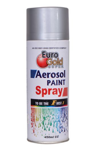 Silver Aerosol Paint Spray