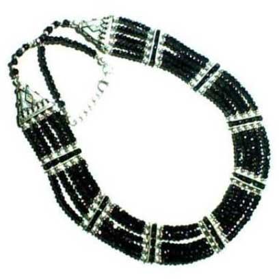 Item Code : HKH-NK-5003 Silver Beaded Necklace