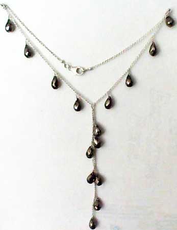 Item Code : HKH-NK-5004 Silver Beaded Necklace