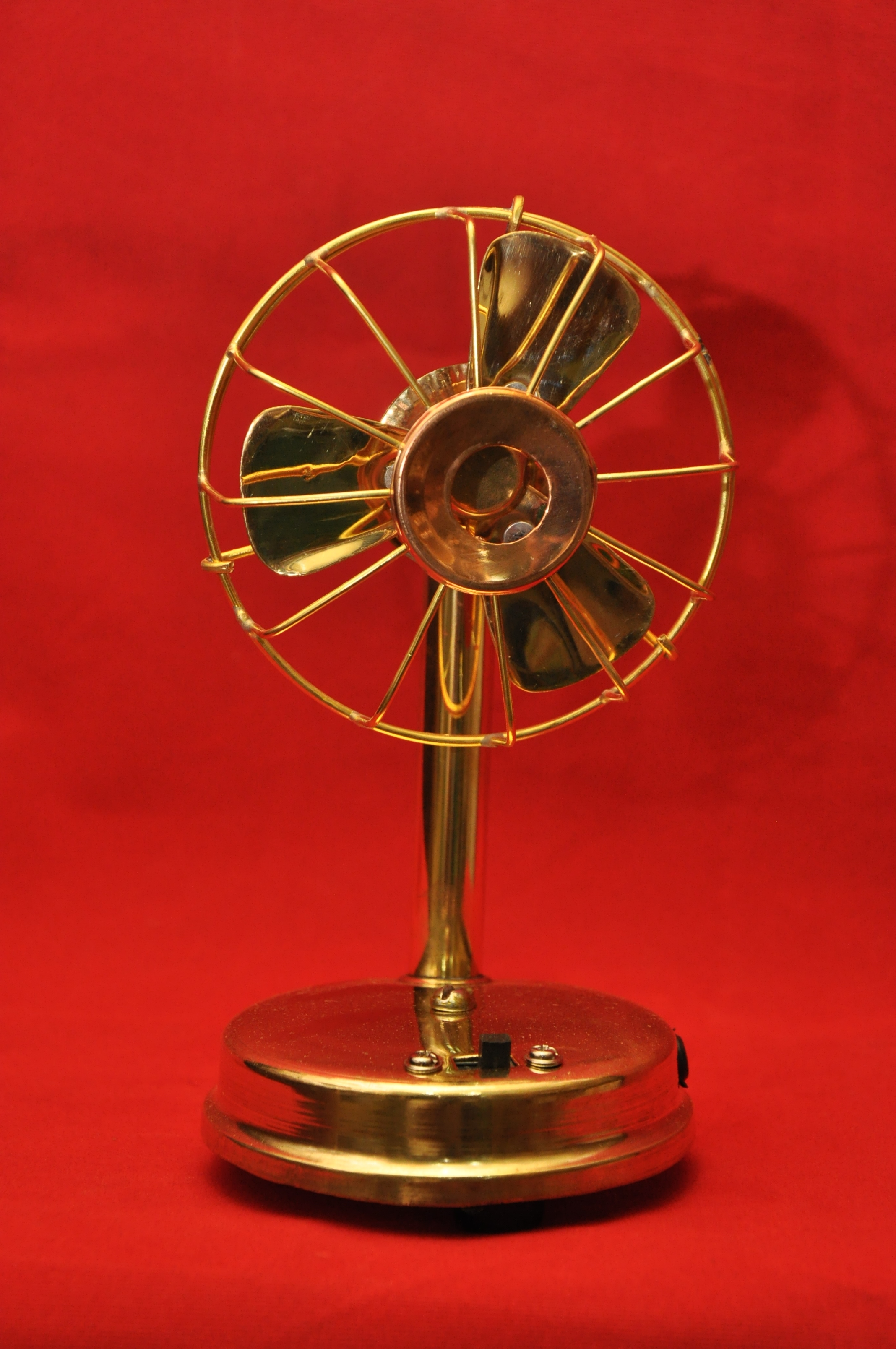 Brass Electric Fan