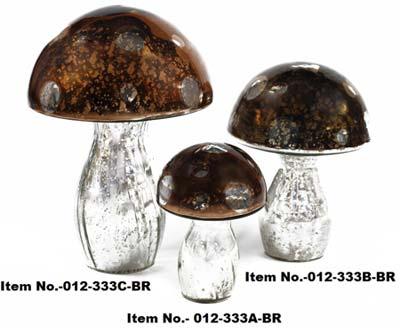 Glass Mushroom Artware - (02)
