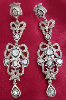 Diamond Polki Earrings (1042)