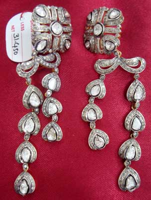 Diamond Polki Earrings (1043)