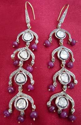 Diamond Polki Earrings (1046)