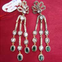 Diamond Polki Earrings (1049)