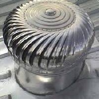 Round Automatic Wind Turbine Ventilator, for Industrial Use, Color : Silver