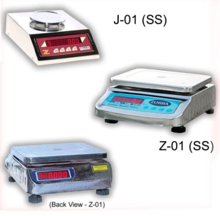 Model No. : Z-1 SS  SS mini table top scale