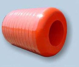 Polished Slip on Dredging Floats, Color : Orange