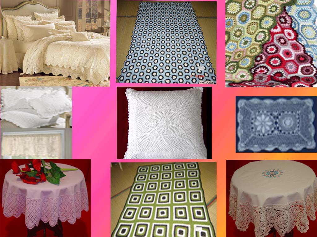 Hand Made Crochet Bed Linen