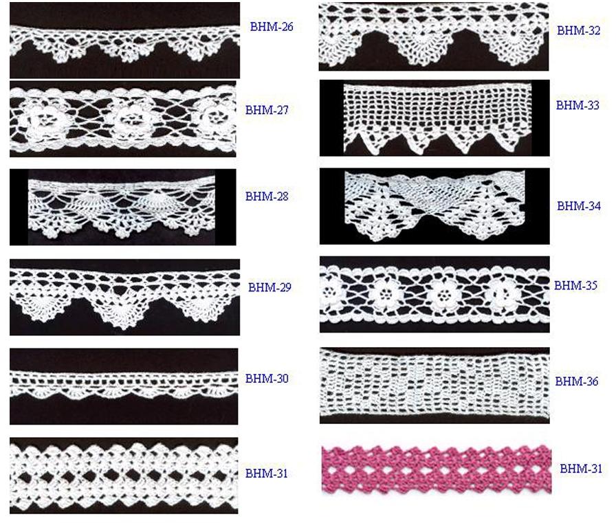 Hand Made Crochet Border Laces