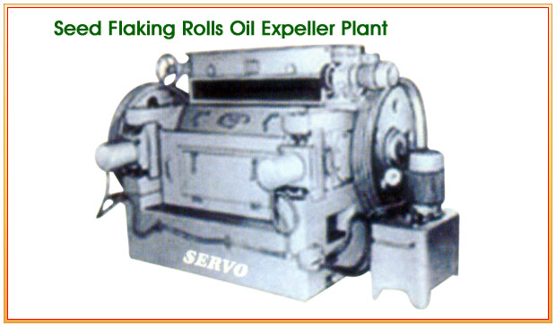 Seed Flaking Rolls Oil Expeller Plant