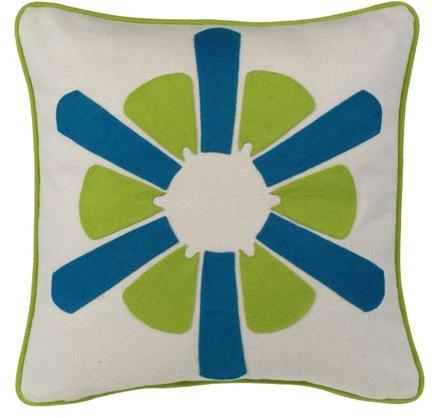Stylogy Quilted Medallion Pillows, Color : off white