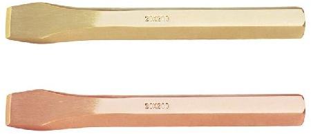DAMAN Non Sparking Flat Chisel, Size : 14x160mm to 30x500mm