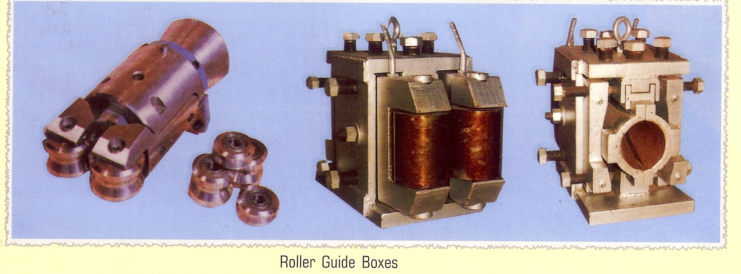Roller and twister guide boxes