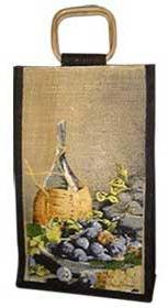 Wine Bag- Wb 123, Feature : Exceptional quality, Aesthetically designed, Appealing designs, Eco-friendly