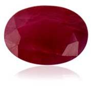 Oval Shaped Ruby Gemstone