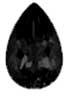Pear Black Onyx Gemstone