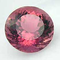 Round Pink Tourmaline Gemstone