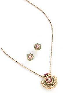 Gold Plated Imitation Necklace Set