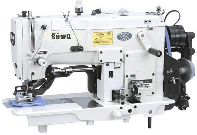 Buttonhole industrial sewing machine for button holing in garments, bags and acessories