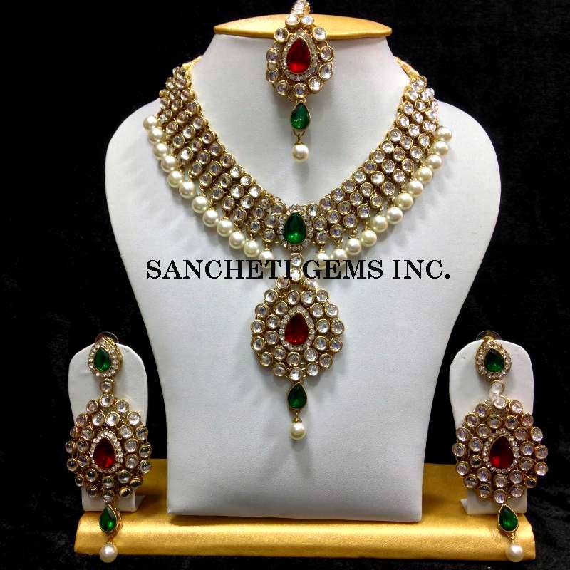 Kundan Imitation Necklace Sets