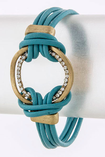Leather Bracelet (BC607600#5)