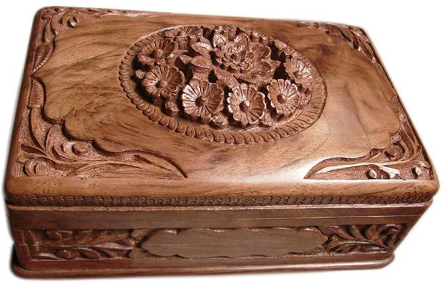 Carved Jewelry Box