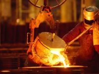Foundry Pouring Molten Steel