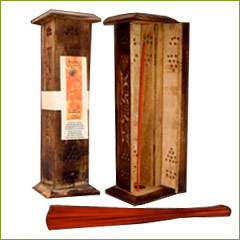 Earth Wooden Incense Tower