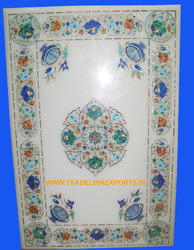 White Marble Dining Table Top