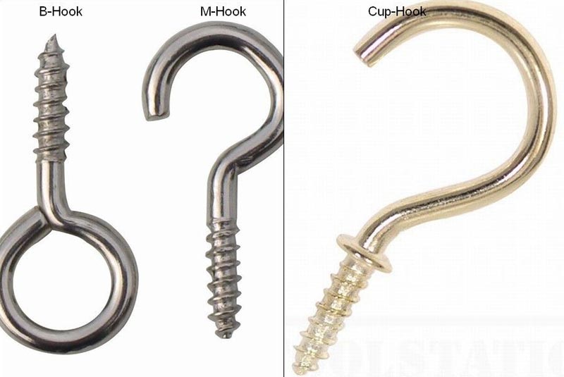 M Hook Screw at Rs 180/packet, Screw Hooks in Amritsar