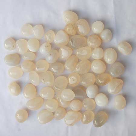 White Onyx Tumbled Stones