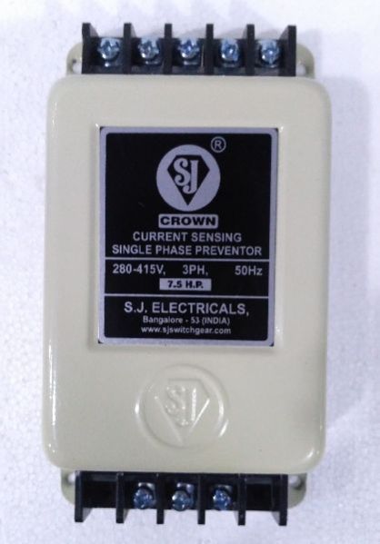 SINGLE PHASE PREVENTOR CROWN MODEL 7.5 H.P.