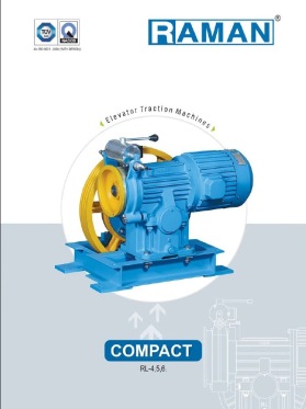 Raman Goods Elevator Traction Machine, Color : Blue