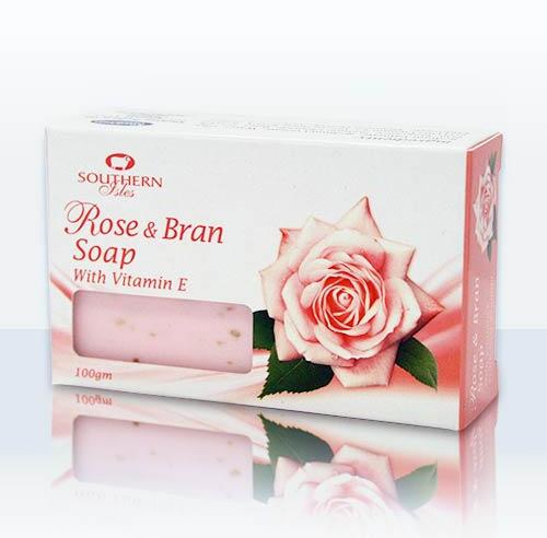 Southern Isles Rose Bran Soap