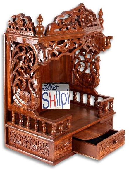 Shilpi Handcarved Classic Sheesham Wood Temple
