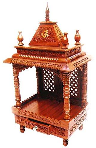 Shilpi Hand Crafted Wooden Puja Temple