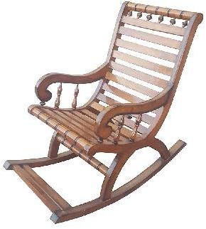 Shilpi Sheesham Wood Hand Carved Rocking Chair